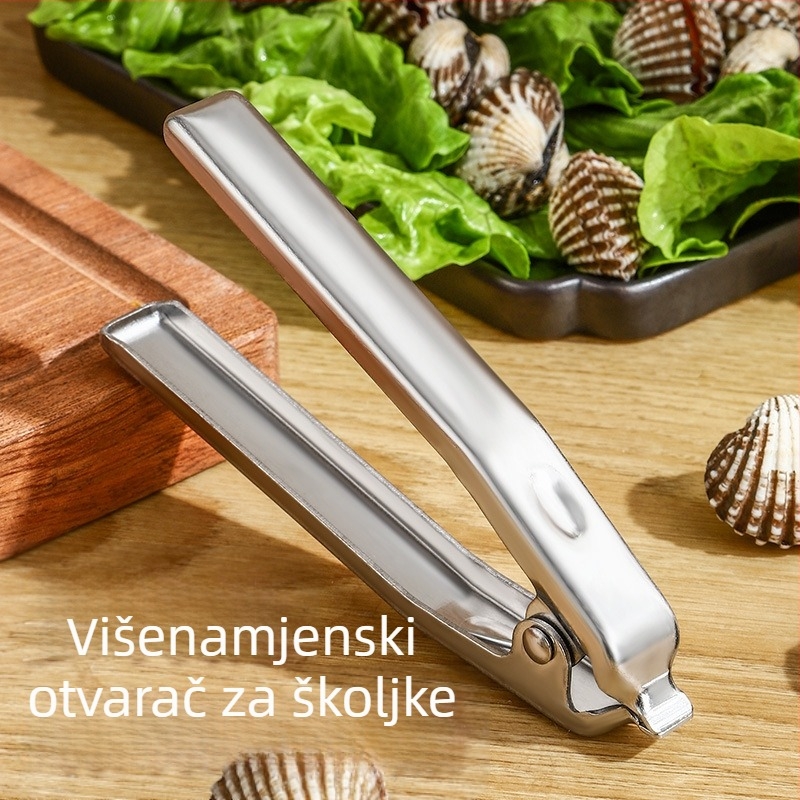 Klip za otvaranje krvnih školjki – Next Chef Excellent, 430 nehrđajući čelik, moderan jednostavan dizajn, ispisan logotip, izdanje 2022