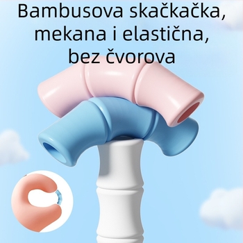 Deli FT168 Prilagodljivo užad za preskakanje za djecu, za početnike, plastično/pamučno uže