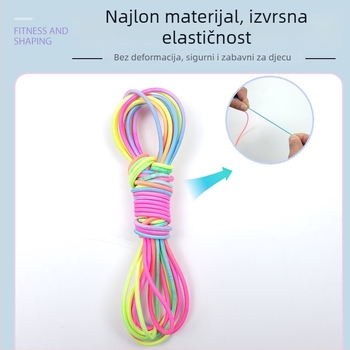 Shenli dječje elastično užet za preskakanje, poliester, pogodno za fitness i sport