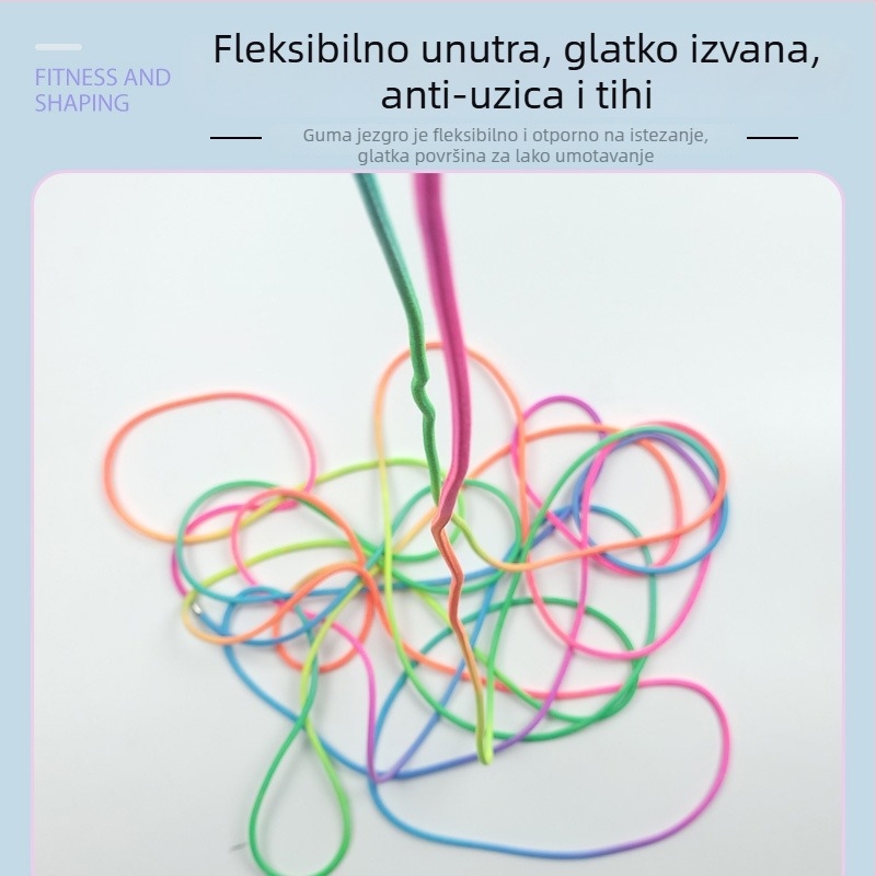 Shenli dječje elastično užet za preskakanje, poliester, pogodno za fitness i sport
