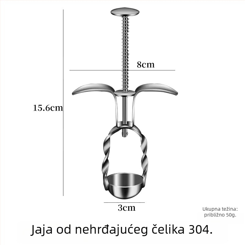 Chufanda 304 nehrđajući čelik – uklanjanje sjemenki crvenih datuma, višenamjenski kućni alat