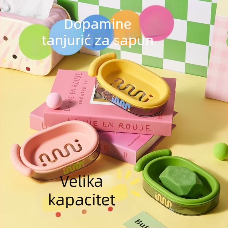 Kutija za sapun s poklopcem, PP, 60 kom, kupaonica