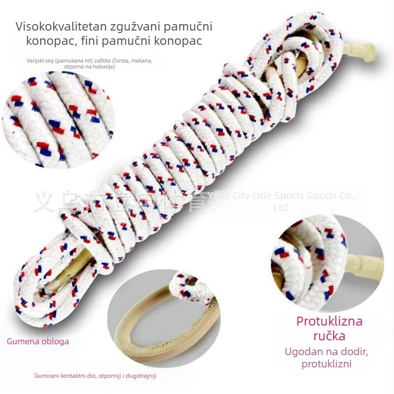 Uže za preskakanje od pamuka — Shen Yue; namjena: fitnes oprema; opće korištenje