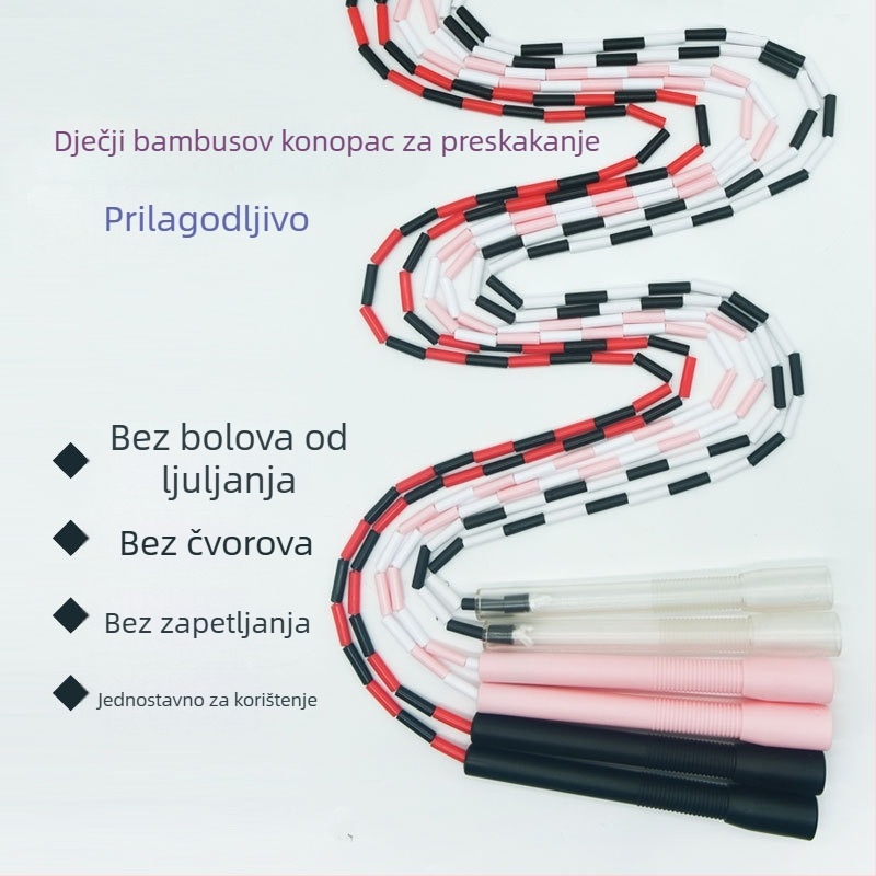 Preskakanje užeta s produženom drškom, podesiva dužina, model HC-03, Značka Hengtong, PP