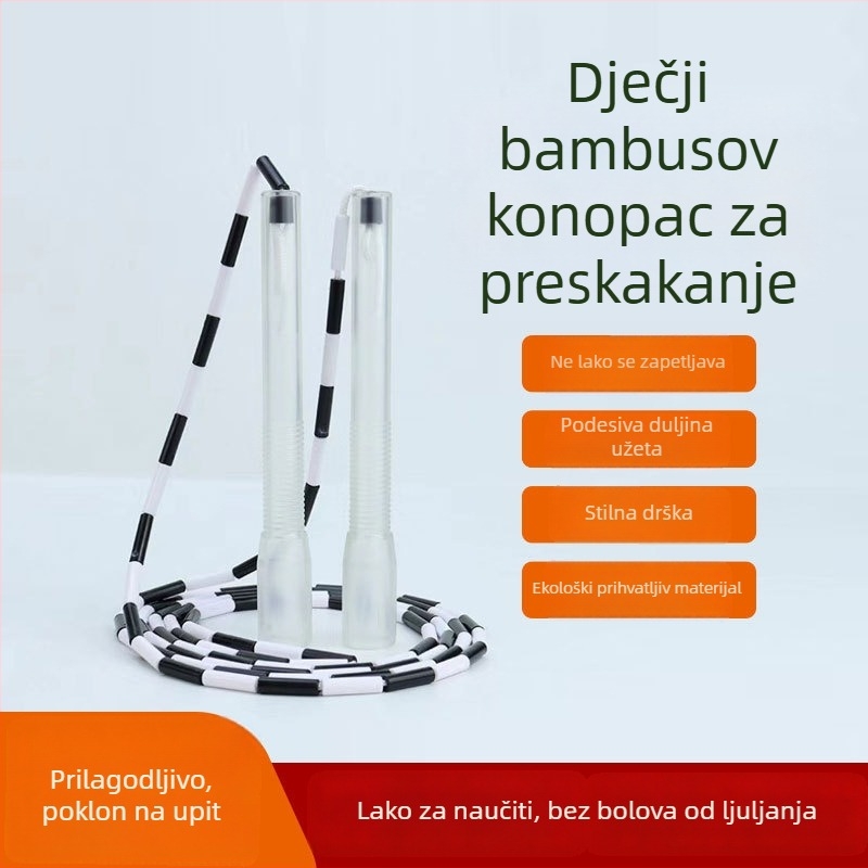 Preskakanje užeta s produženom drškom, podesiva dužina, model HC-03, Značka Hengtong, PP