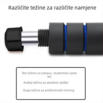 Metalni blok za utege za preskakanje užeta - Trening dodatek od čelika, 0,1 kg