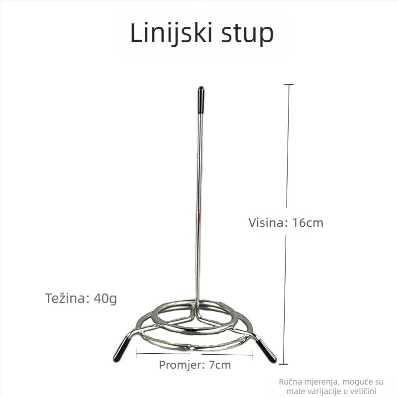 Nehrđajući čelični umetak za račune, model s jednim utikačem, moderni minimalistički stil, za kuhinju i restoran