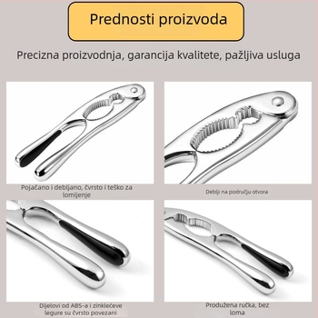 Višenamjenski klip za orahe s čvršćim otvorom, cinkovog legura, porijeklo Yongkang, izlazak 2018, prilagodba obrade i tiskano logo