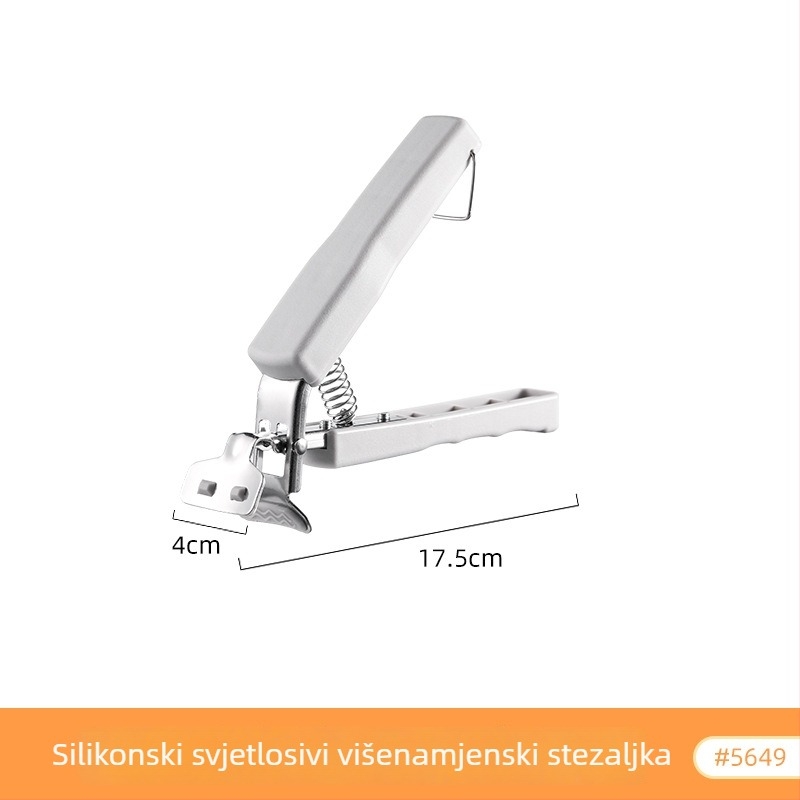 KOMEKI Višestruki klips protiv opeklina za vruće ploče; materijali: plastika, nehrđajući čelik, željezo