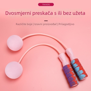 Švihadlo s pjenastim ručkama, dvostruka namjena (s užetom i bez njega); Xin Yu marka; materijal: TPE/Latex; specifikacije: 3; za djecu; za fitness.