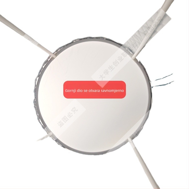 Kružna zavjesa za tuš s okvirom, vodootporna i debela za kupaonicu zimi (Materijal: svila s cvjetnim uzorkom; Stil: universalno; Uzorak: 69850; Obrada: Nema)