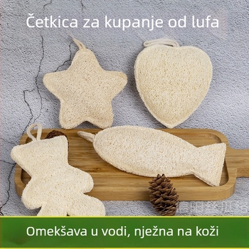 Dječja četka za kupanje s prirodnim loofahom – crtani dizajn, prilagodljivo obrađivanje, privatna oznaka dostupna