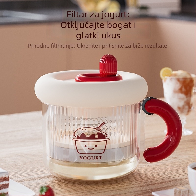 Filter za grčki jogurt – Ge Lai, plastični materijal, moguće otiskivanje logotipa, prilagodljiv