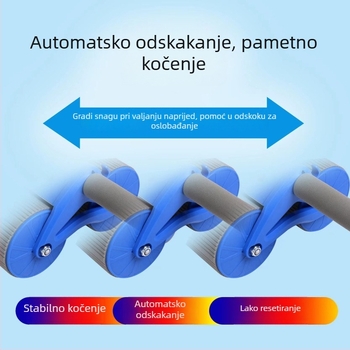 Sklopivi abdominalni kolut – za kućnu, uredsku i vanjsku upotrebu, težina 1.555 kg, model: Abdominal wheel