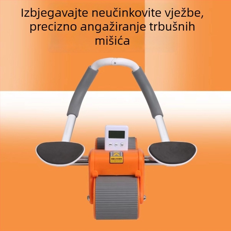 Sklopivi abdominalni kolut – za kućnu, uredsku i vanjsku upotrebu, težina 1.555 kg, model: Abdominal wheel