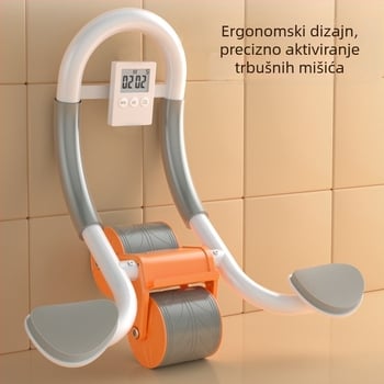 Rolica za trbušne mišiće s podrškom za lakat, automatsko vraćanje, bez sklopivog dizajna, 1,7 kg, model JFL