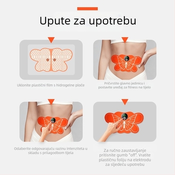 Jianfeng YM5 EMS trbušni disk - nepreklopni trenirač za trbušne mišiće, 300 g