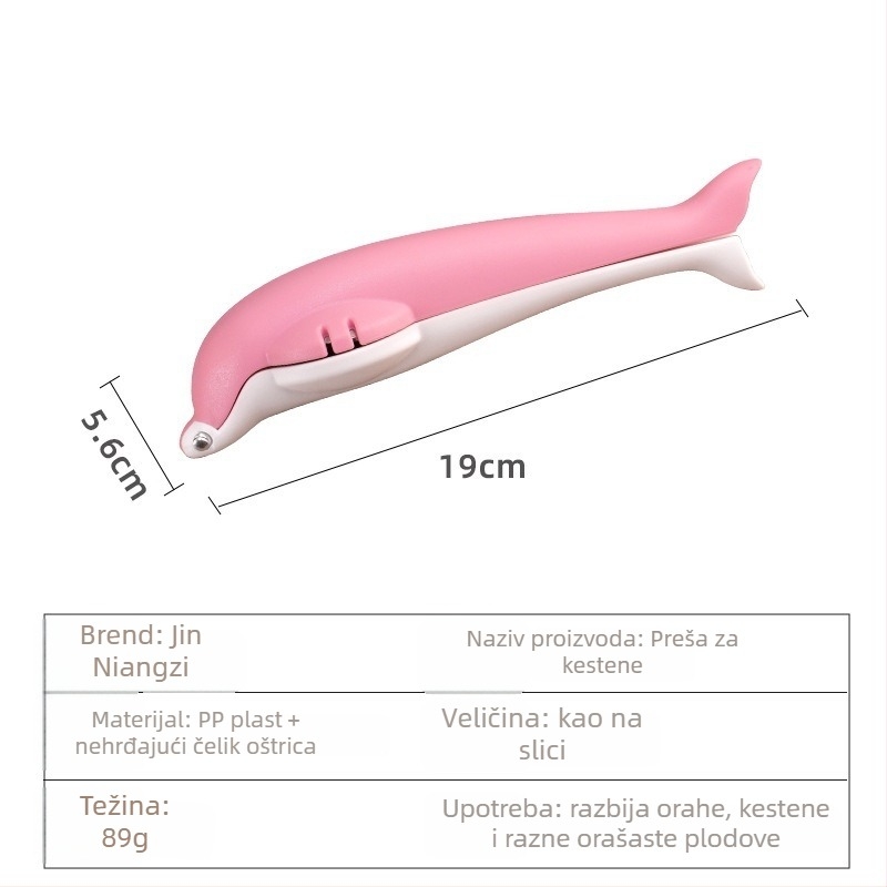 Set za ljuštenje kestena i klip za orašaste plodove | Materijal: plast + nehrđajući čelik | Kuhinjski gadget set | Moderan minimalistički stil | 2024