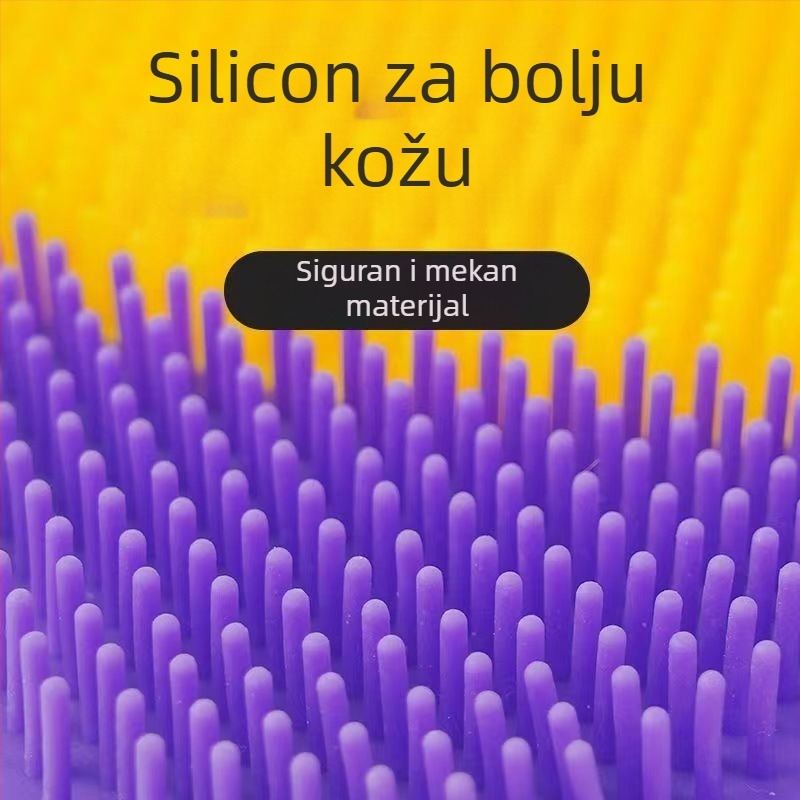 Tuš četka za leđa, zidni držač, PVC masažna četka za kućnu upotrebu