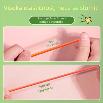 Dječje užad za preskakanje – od gume, visoka elastičnost, izdržljivo, za osnovnoškolce