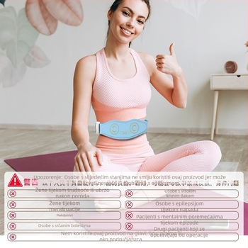 Trbušni kotač - EMS masažni pojas za trbuh, sklopiva pulsa traka, fitness oprema za trčanje i masažu za zdravlje
