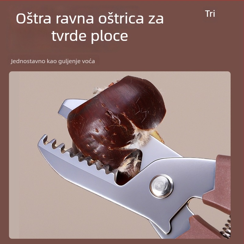 Kesten kliješta za otvaranje i guljenje, nehrđajući čelik, jednostavan stil, branda Shengrui
