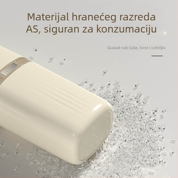 Držač za četkicu za zube i putnu čašu – ABS + prozirni plast; ugrađen montažni nosač; pohrana četkice i putni set s čašom za ispiranje usta i držačem za električnu četkicu