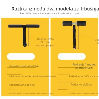 Patrick Pomagač za trbušnjake, sklopivi, 0,2 kg