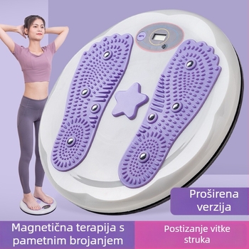 Magnetizirani disk za uvijanje struka – kućna upotreba, oblikovanje struka i trbuha, jačanje trbušnih mišića, PP + magnetske kuglice