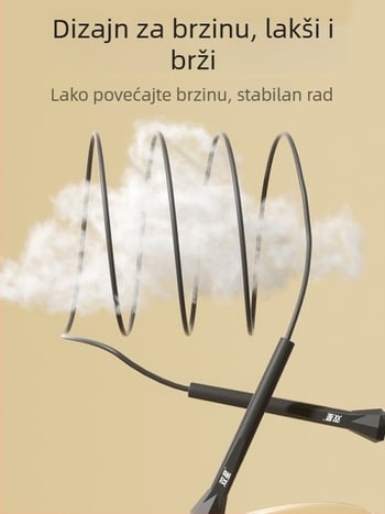 Podesivo PVC užad za preskakanje za odrasle i djecu — profesionalna oprema za trening