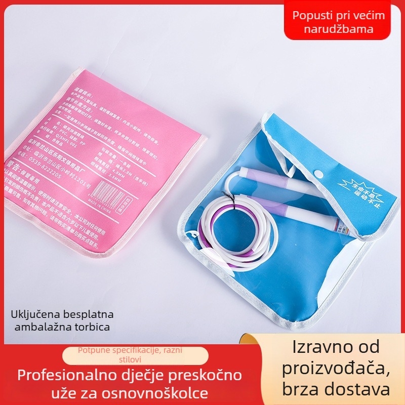 Profesionalno preskačuće užeko za učenike – PVC, pijesko-stil, šifra proizvoda 0041, za fitness i sport, samo za odrasle