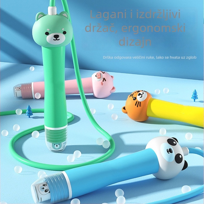 Švihadlo za djecu – PVC, crtani dizajn, za početnike (Brand: Wile Kin; Materijal: PVC; Specifikacije: 2.8; Za djecu)