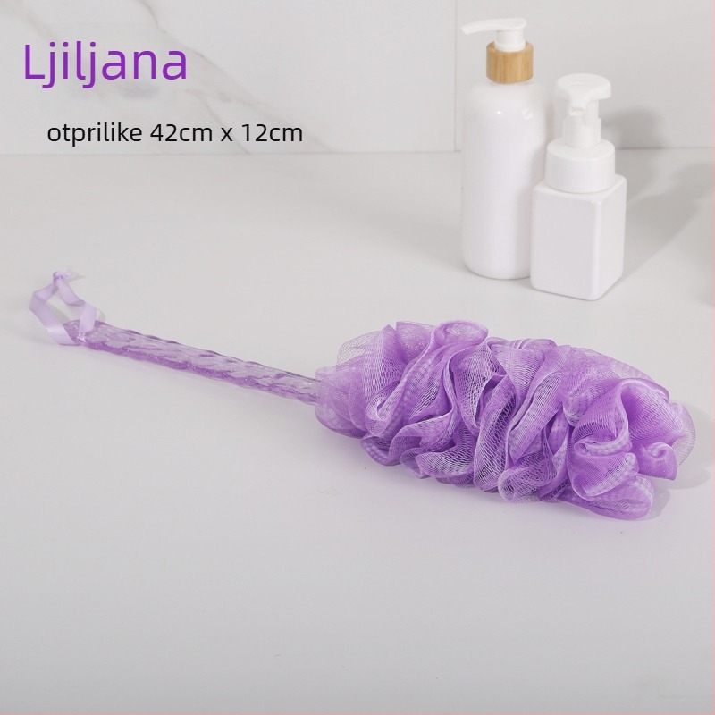 Četka za kupanje – PE materijal, univerzalna upotreba, kompatibilna s Bath Ball, Bath Scrub i Bath Flower; prilagođena obrada na raspolaganju.