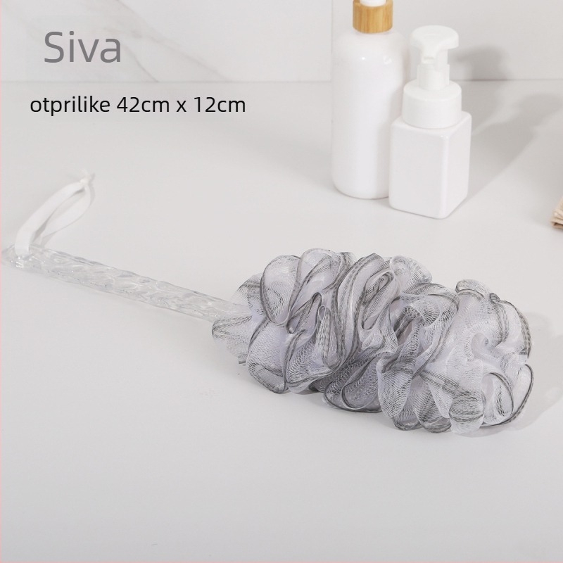 Četka za kupanje – PE materijal, univerzalna upotreba, kompatibilna s Bath Ball, Bath Scrub i Bath Flower; prilagođena obrada na raspolaganju.