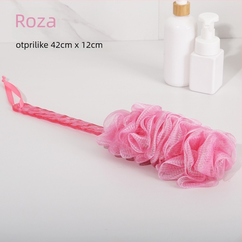 Četka za kupanje – PE materijal, univerzalna upotreba, kompatibilna s Bath Ball, Bath Scrub i Bath Flower; prilagođena obrada na raspolaganju.