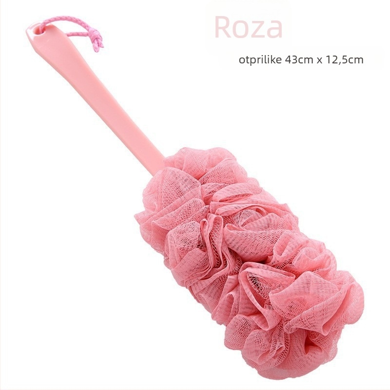 Četka za kupanje – PE materijal, univerzalna upotreba, kompatibilna s Bath Ball, Bath Scrub i Bath Flower; prilagođena obrada na raspolaganju.