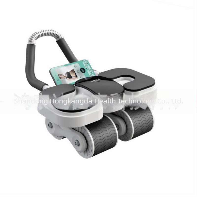 Kolo za trbušnjake s četiri kotača, dodirni zaslon, automatsko vraćanje, za kućnu upotrebu (težina 2700 g)