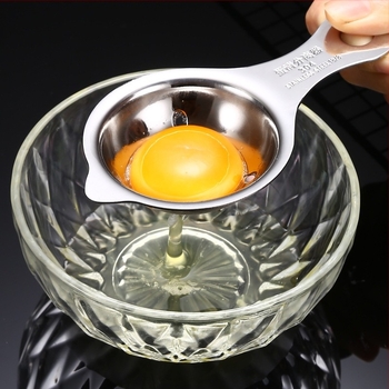 Razdjelnik bjelanjka od 304 nehrđajućeg čelika, neelektrični, mogućnost otiska logotipa, moderan kuhinjski alat