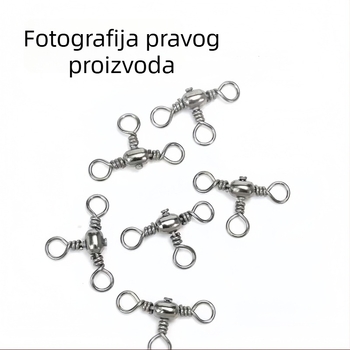 Zhongtong trozubni okretni konektor s osam prstenova, karbonska čelika