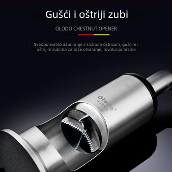 Oralo Otvarač za kestene — mehanizam za ljuštenje, moderan stil, proljeće 2017
