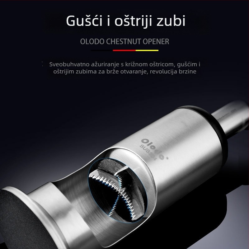 Oralo Otvarač za kestene — mehanizam za ljuštenje, moderan stil, proljeće 2017