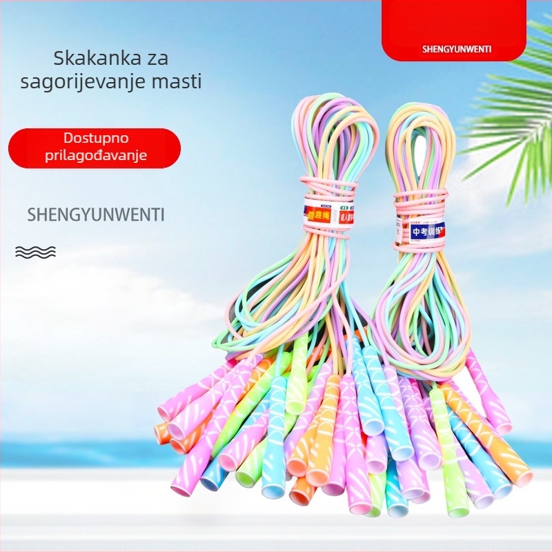 Preskakanje užeta za vježbanje – PVC materijal, prilagodljivo, Holy luck, pogodno za fitness i bodybuilding