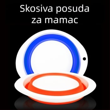 Plastična posuda za mamce za ribolov, prijenosna, ojačana i sklopiva, s teleskopskom i otvorenom verzijom
