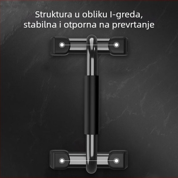 H-tip stojač za sklekove – model 043B, težina 7 kg, marka Easy to hold healthy, za ured, vani i kućnu upotrebu