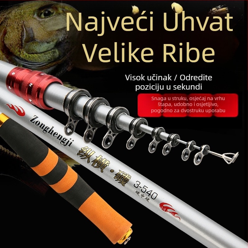 Štap za ribolov na stijenama broj 3 - dvostruka namjena (ruka i more), dugi domet bacanja; Materijal: Silk Flower; Brand: Other; Podrijetlo: Kina