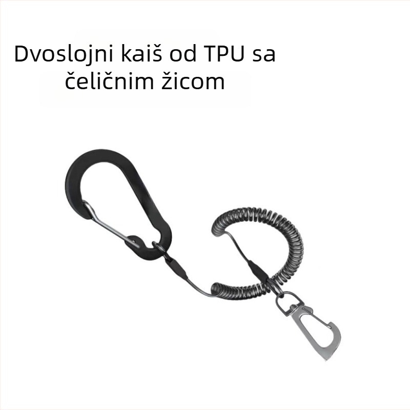 Automatski proširujući anti-gubitak remen za štap za pecanje s čeličnom žicom 0.3 mm – model Jr-11, Enter