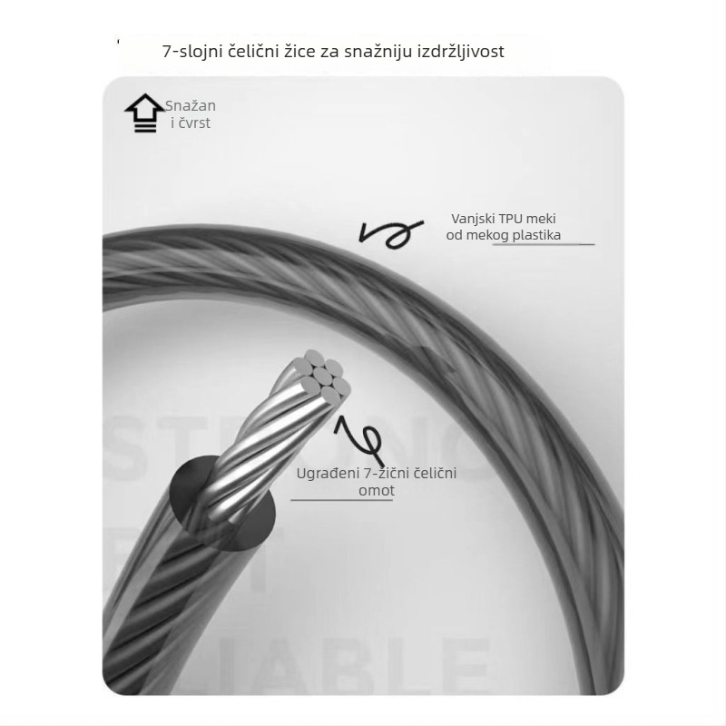 Automatski proširujući anti-gubitak remen za štap za pecanje s čeličnom žicom 0.3 mm – model Jr-11, Enter