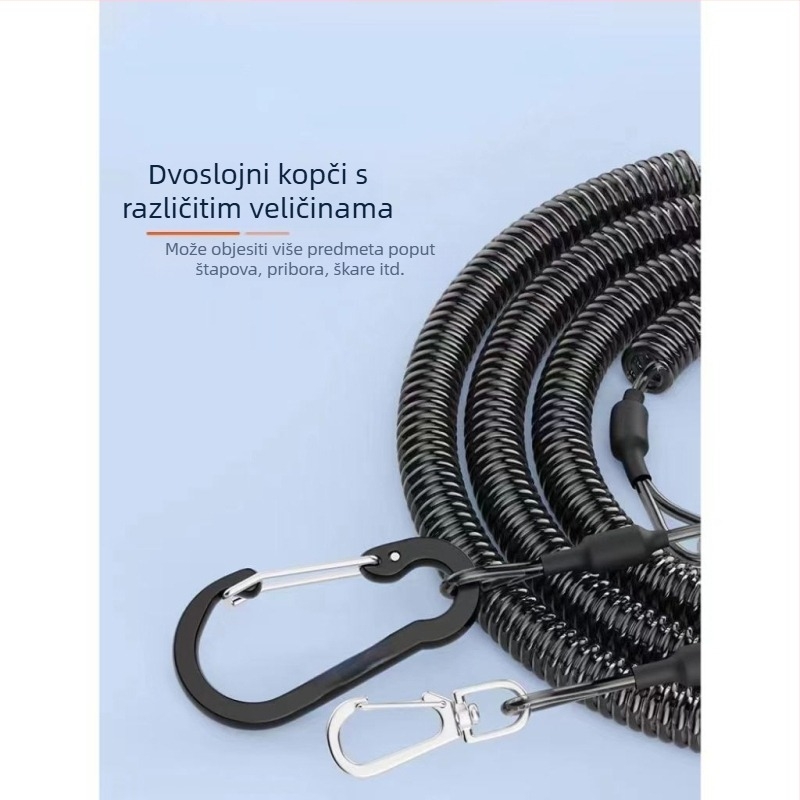 Automatski proširujući anti-gubitak remen za štap za pecanje s čeličnom žicom 0.3 mm – model Jr-11, Enter