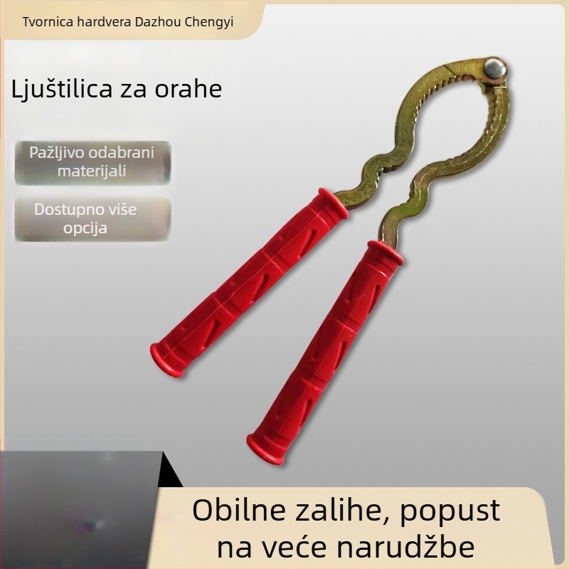 Alat za orahe - Višefunkcionalni alat za otvaranje školjki i izdvajanje jezgre, nehrđajući čelik, moderan minimalistički dizajn