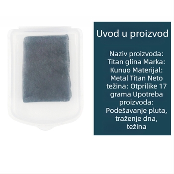 Coolo volframov uteg za ribolov – komplet